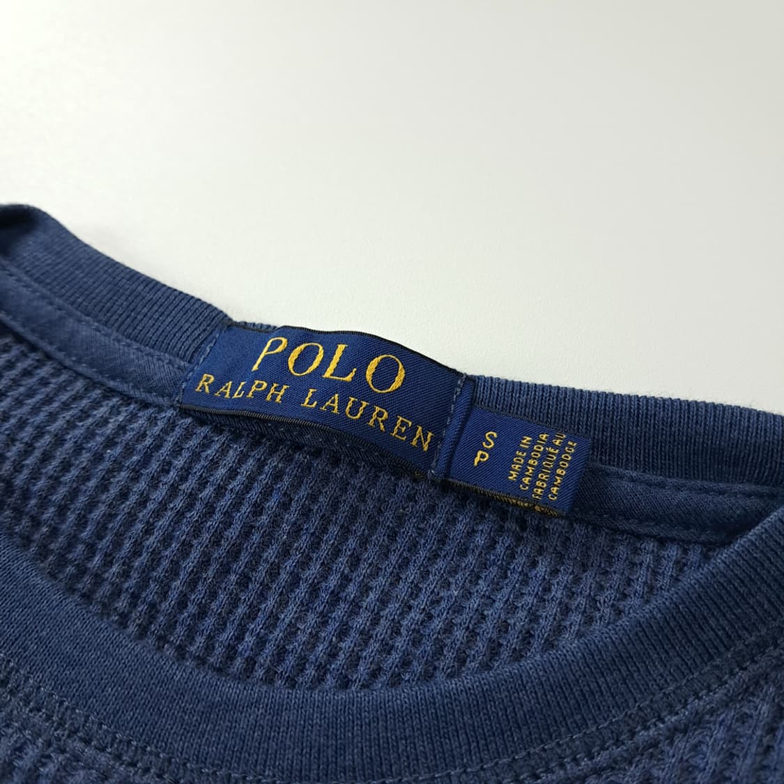 CK246 S 폴로 와플 아쿠아블루 티셔츠 상품이미지3