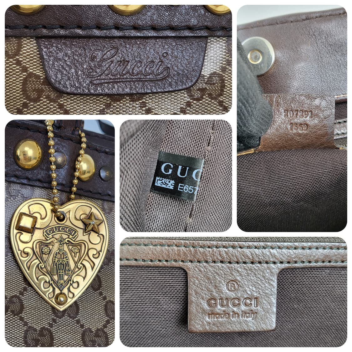 정품 구찌 크리스탈 바부슈카 쇼퍼백 상품이미지9