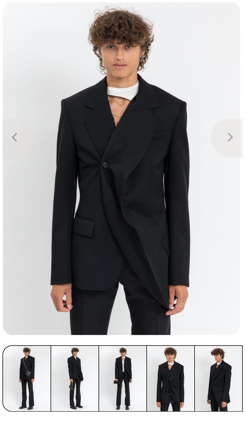 Y project classic twisted lapel blazer 상품이미지2