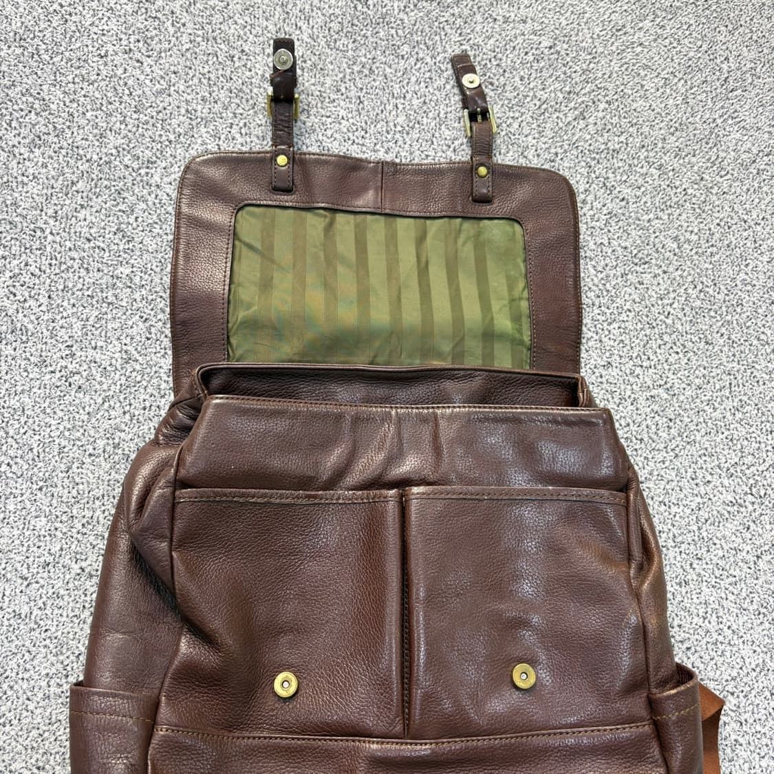 몽삭 빈티지 가죽 백팩 0428J 상품이미지3