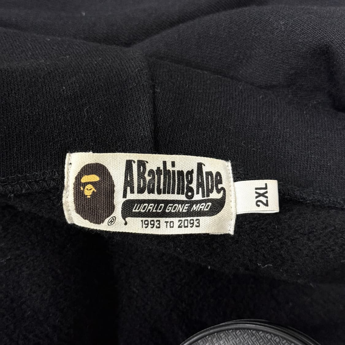 정품 베이프 스와로브스키 1st 반 녹계 반카모 샤크 풀 집업 후디 상품이미지6