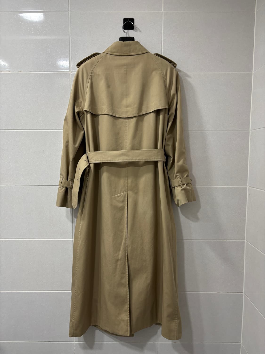 정품)버버리 롱 트랜치코트 상품이미지3