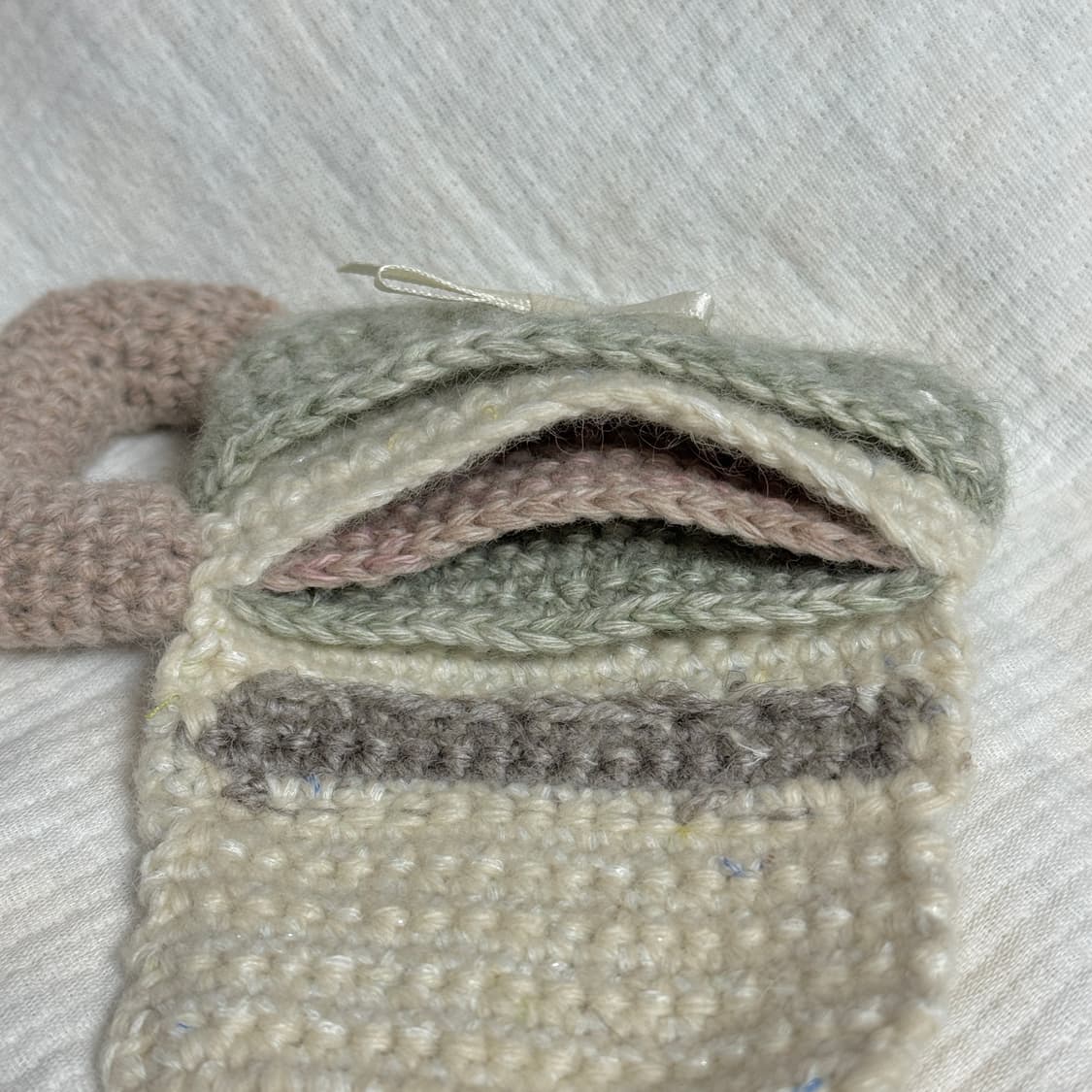 [핸드메이드] 코코아 머그컵 뜨개지갑 상품이미지4