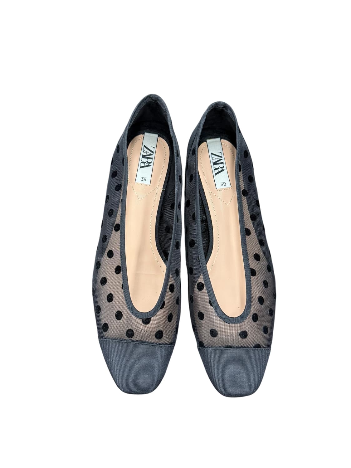 자라 39사이즈 도트 단화 국내 245 상품이미지1