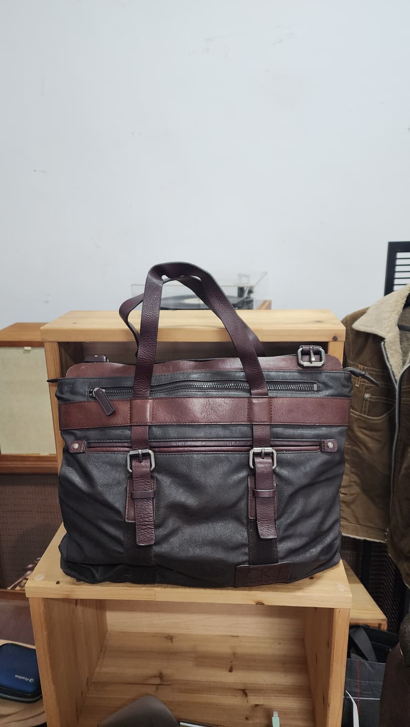 캘빈클라인 빈티지 가죽서류가방 상품이미지1