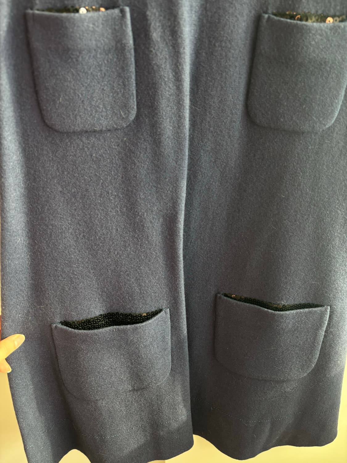 질스튜어트 네이비 포켓 반팔 원피스 상품이미지2