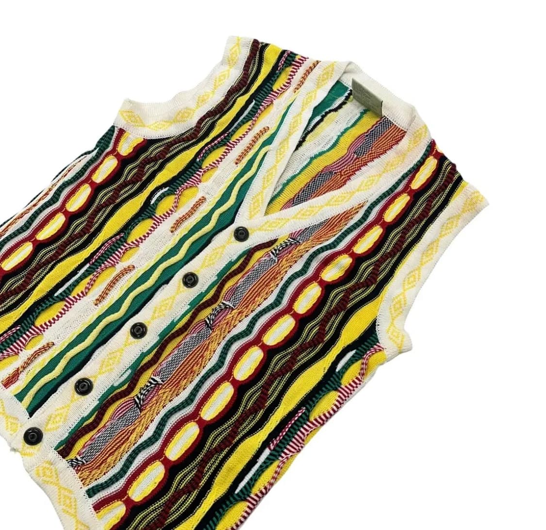 빈티지 케이블 니트 베스트 상품이미지3