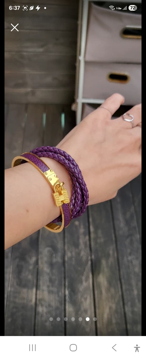 (정품)에르메스 켈리 뱅글 브레이슬릿 상품이미지6