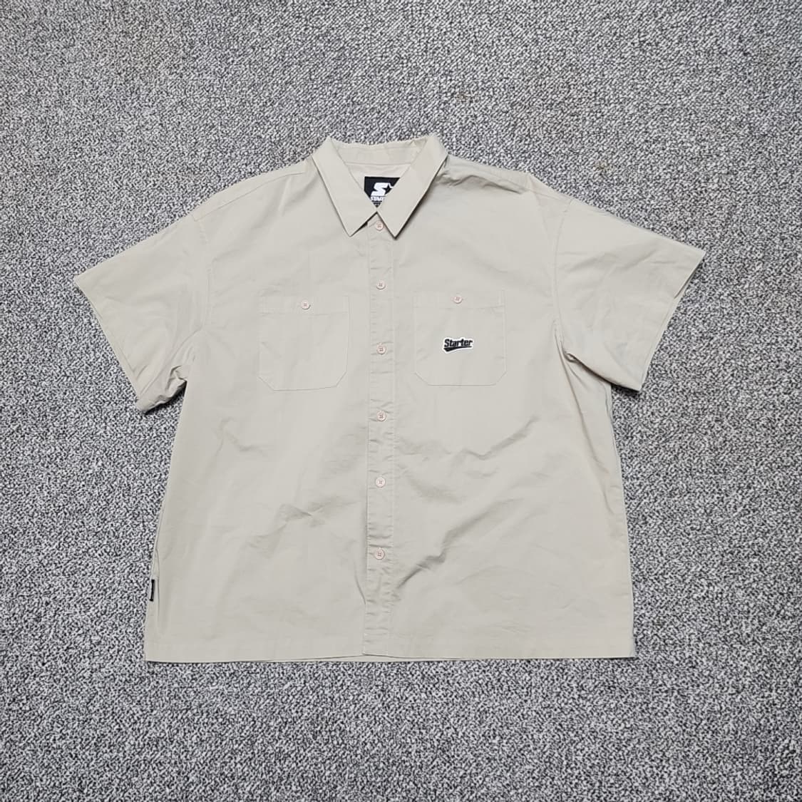[M] 스타터 오버핏 반팔 바람막이 셔츠 (2828) 상품이미지1