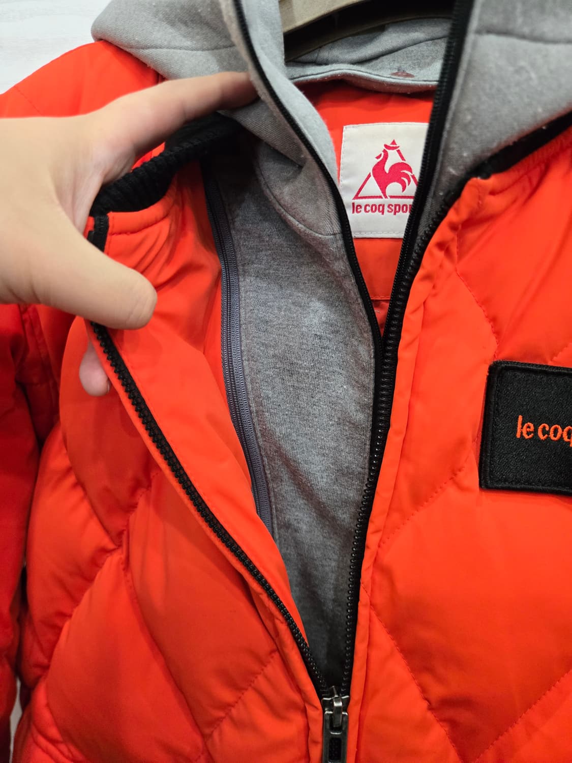 95,M)) le coq sportif 르꼬끄 오리털 패딩! 상품이미지2