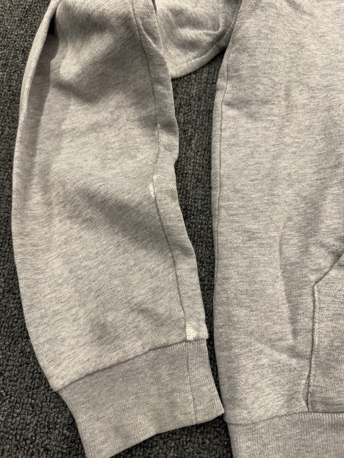 M)Beams 후드 도트패턴 그레이 후드집업 상품이미지7