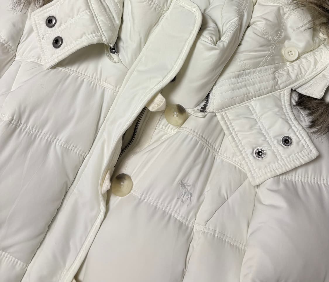 아베크롬비 울프죠 패딩 화이트 L 상품이미지2