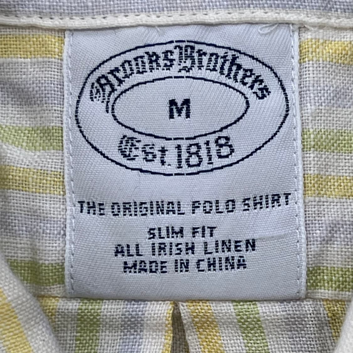 브룩스브라더스 린넨 하프셔츠 r3849 상품이미지5