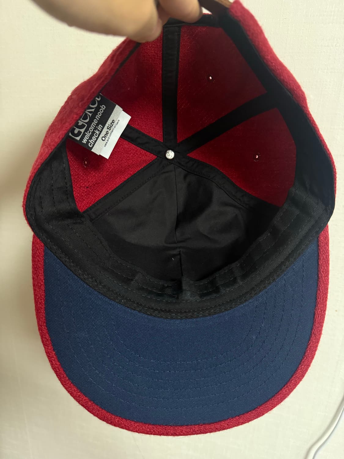 테켓 모자 울 레드 캡  상품이미지2