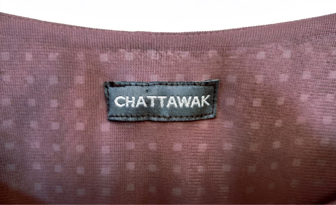 CHATTAWAK 프랑스 빈티지 브라운 도트 원피스 T38 상품이미지4