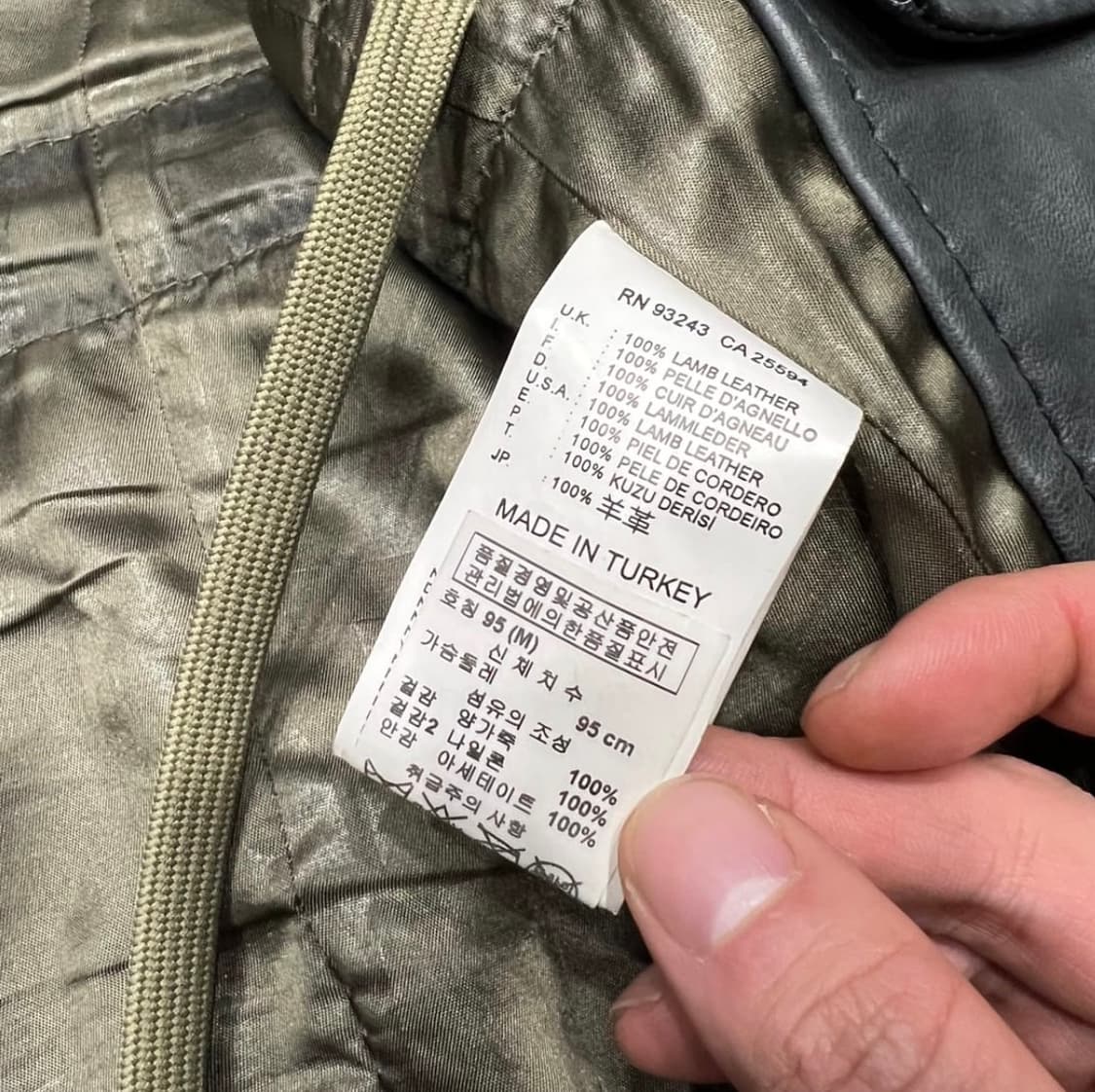 DIESEL 양가죽 자켓 상품이미지10