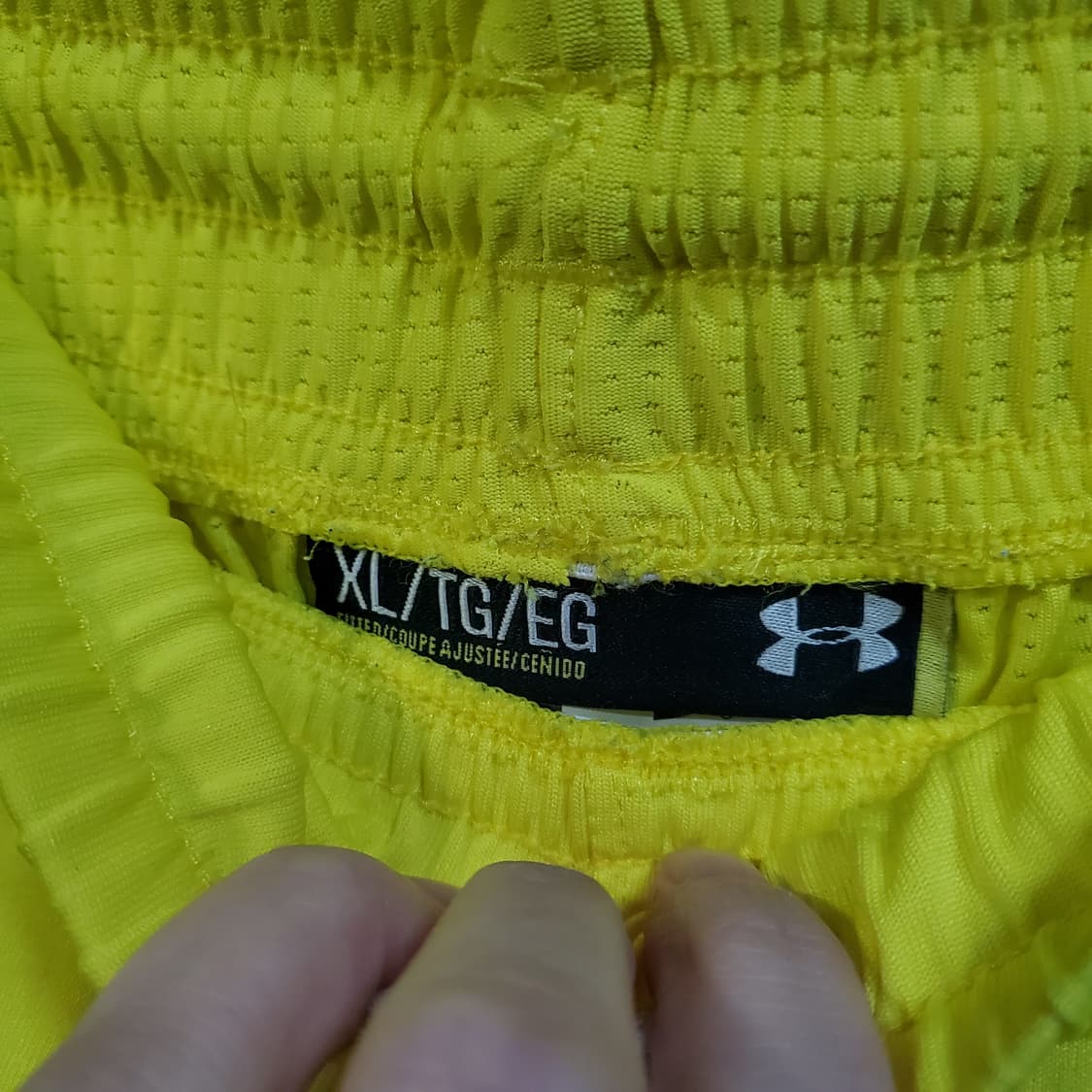 언더아머 토트넘 핫스퍼 반바지 형광 옐로우  상품이미지4