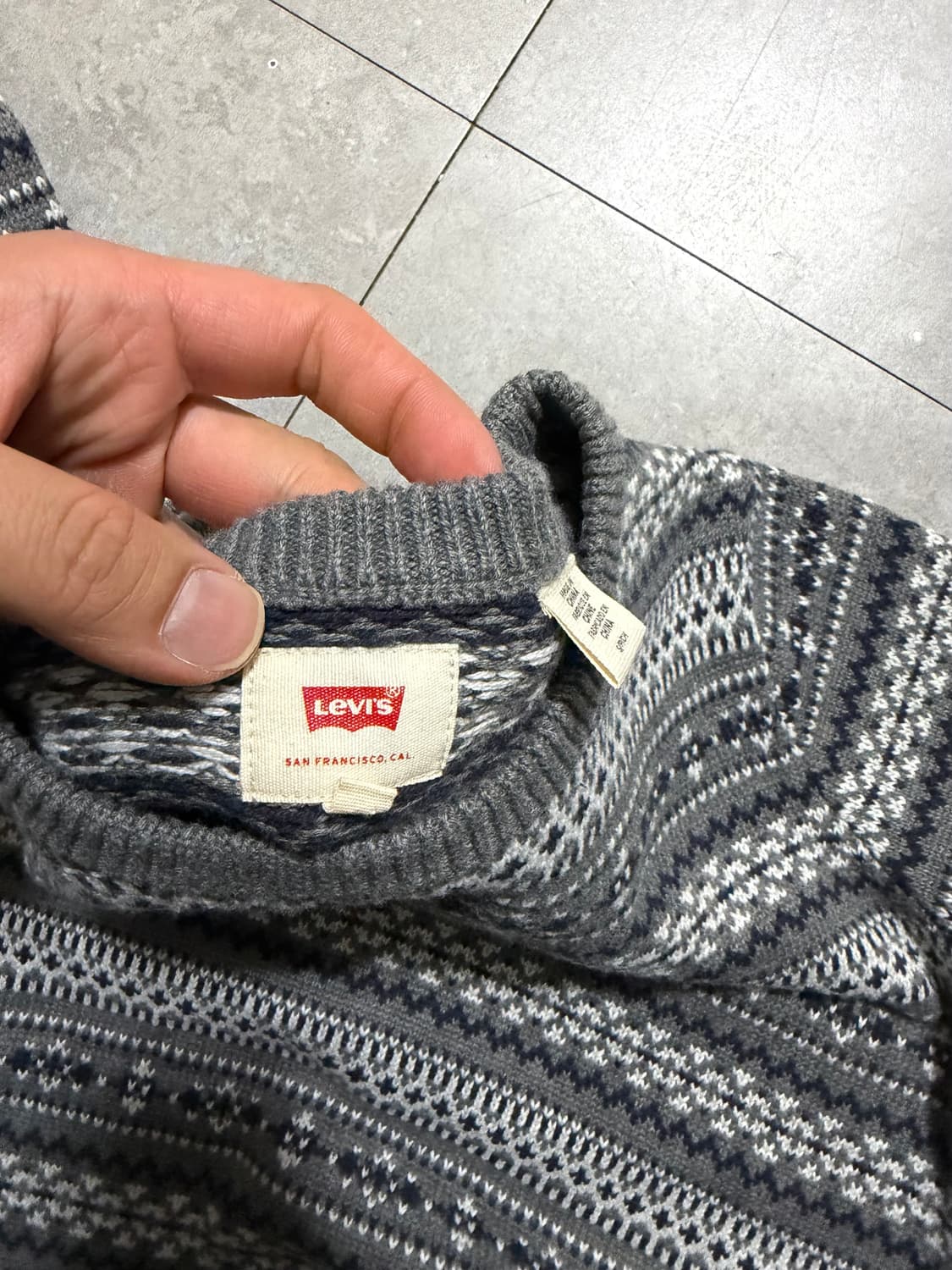 리바이스 빈티지 노르딕 울니트 95size   상품이미지2