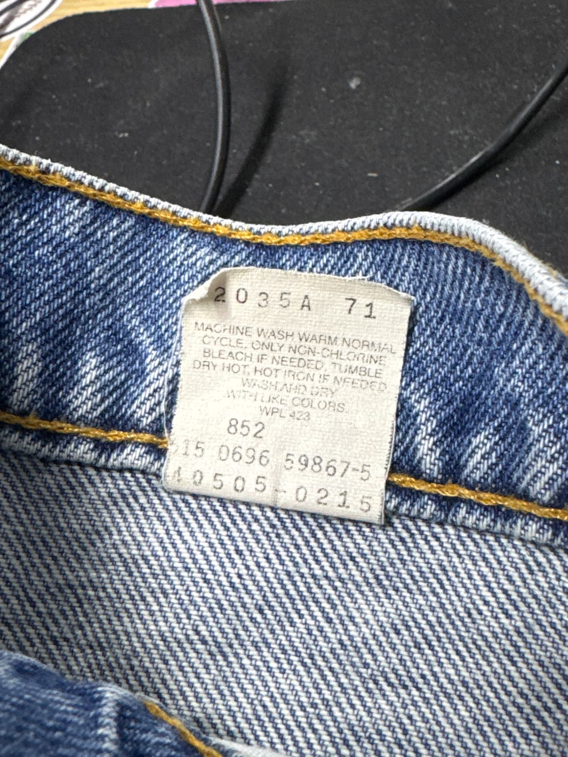 Made in Usa 90’s 리바이스 505 데님팬츠 상품이미지10