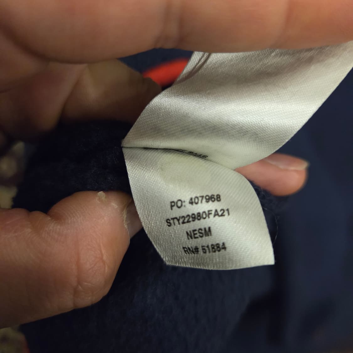 파타고니아 풀오버 플리스 반집업 후리스 신칠라 네이비 상품이미지4