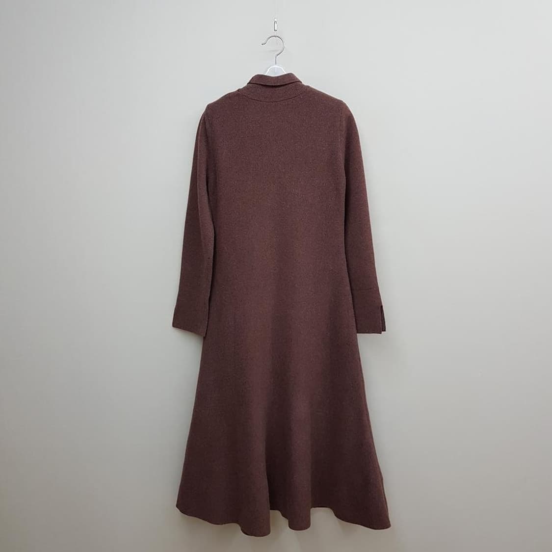 한섬 랑방 캐시미어 블렌드 니트 롱 원피스 F사이즈 상품이미지4