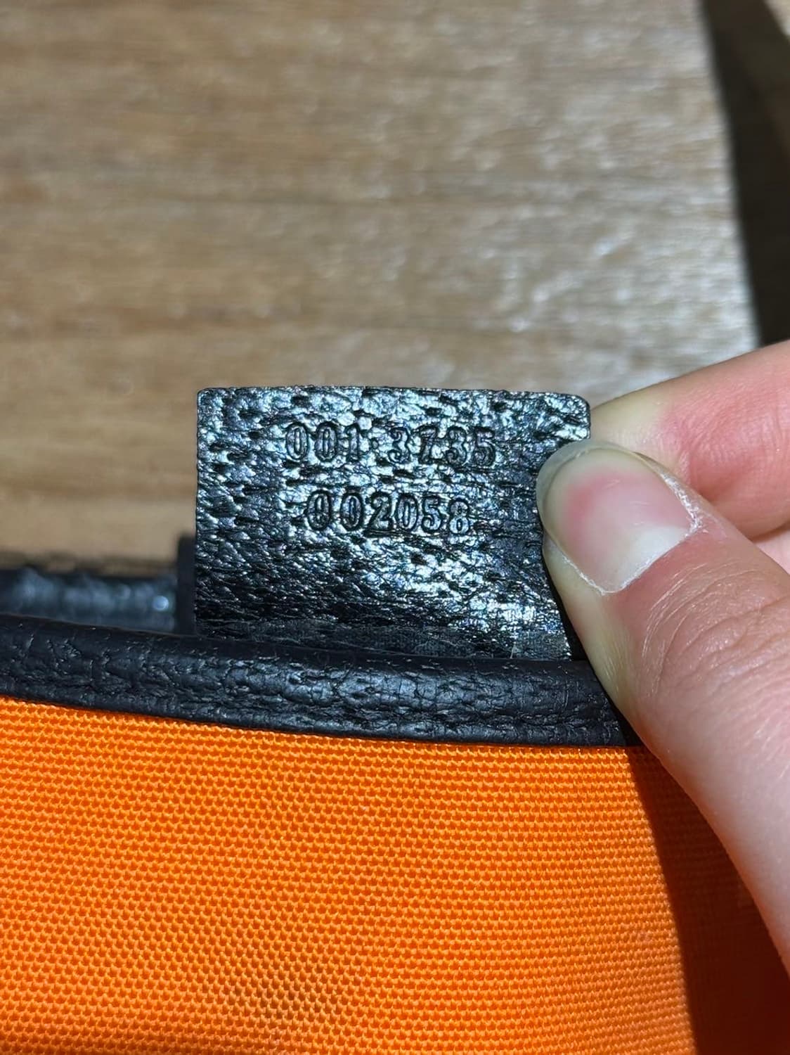 구찌 오렌지 재키 나일론 레더 호보백 상품이미지9