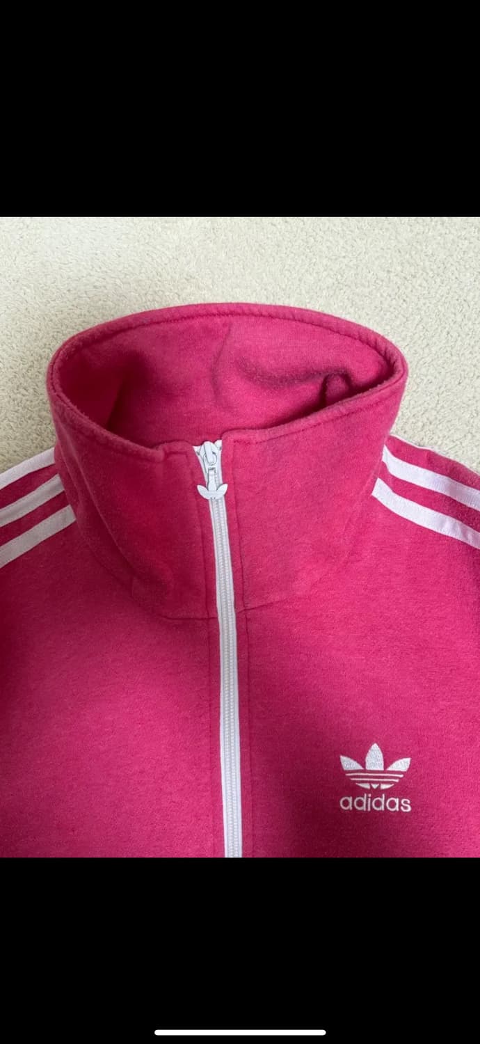 아디다스 핫핑크 져지 집업 상품이미지4