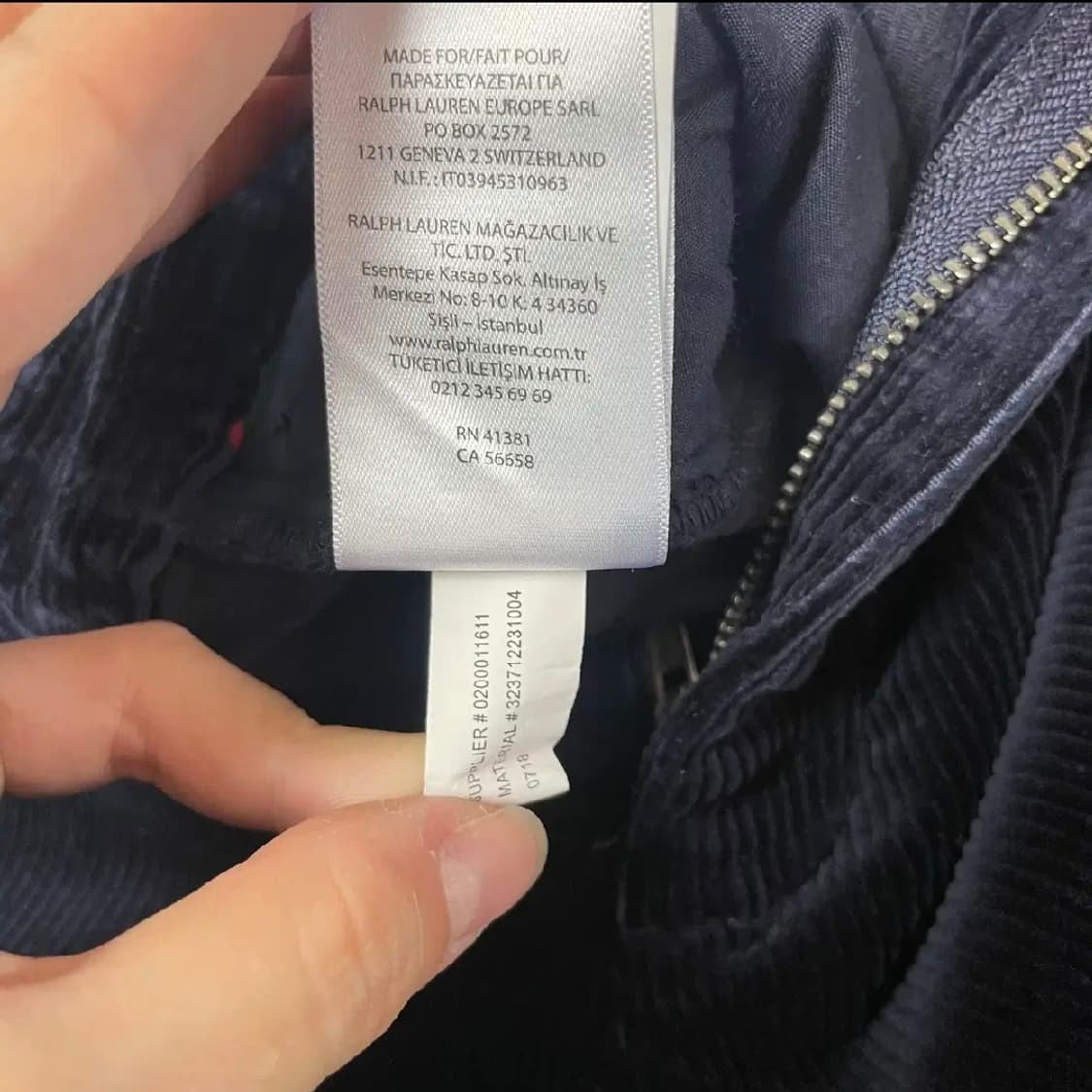 폴로 네이비 코듀로이 팬츠 상품이미지5