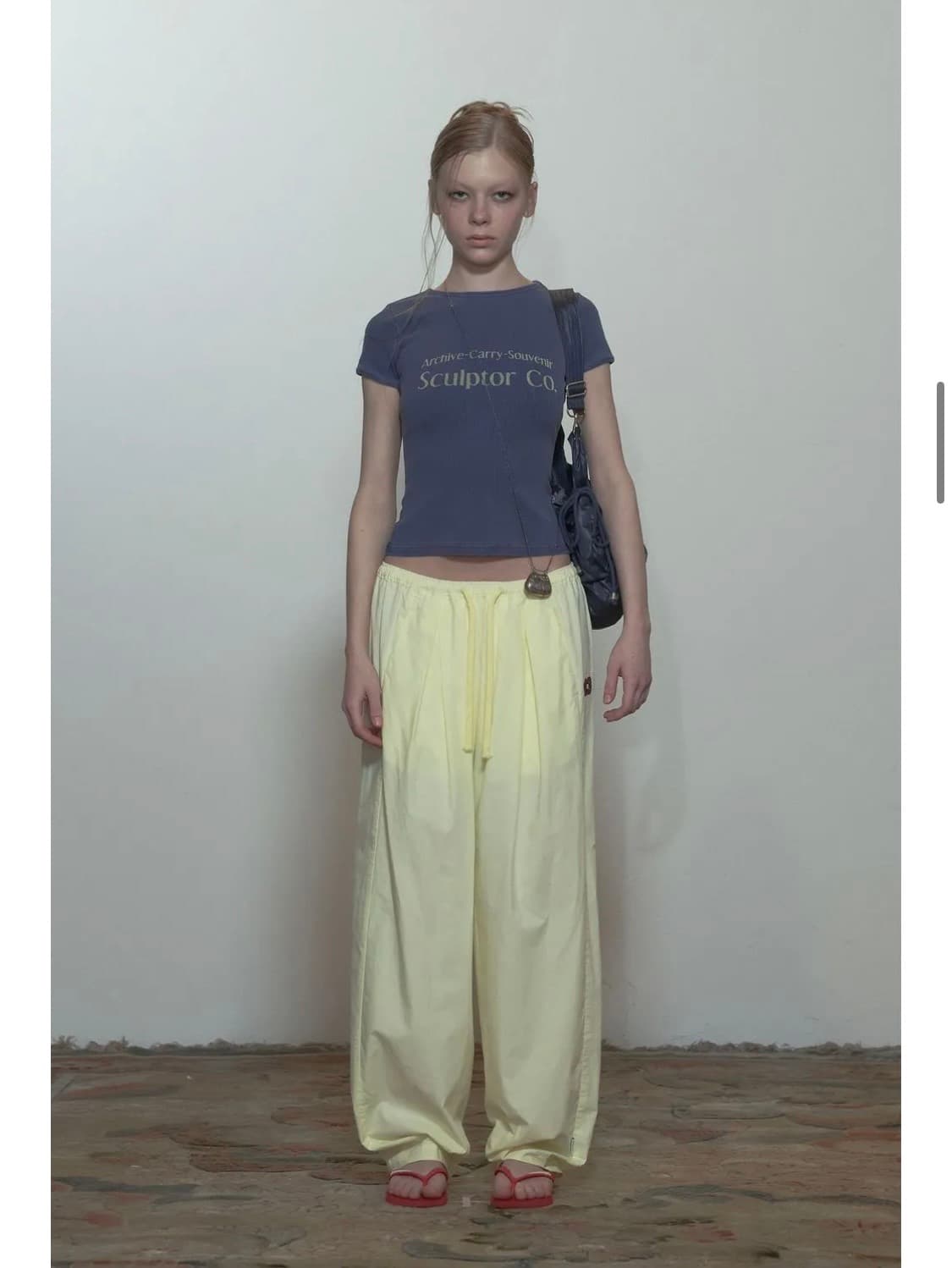 스컬프터 My Go To Pintuck Pants Lemon 상품이미지2