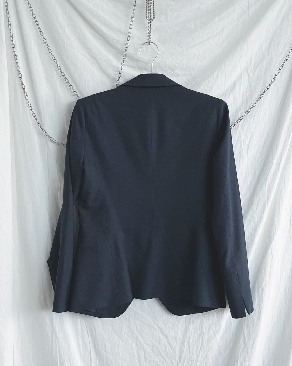 질샌더 히든 후크 슬림핏 크롭컷 블레이져 상품이미지5