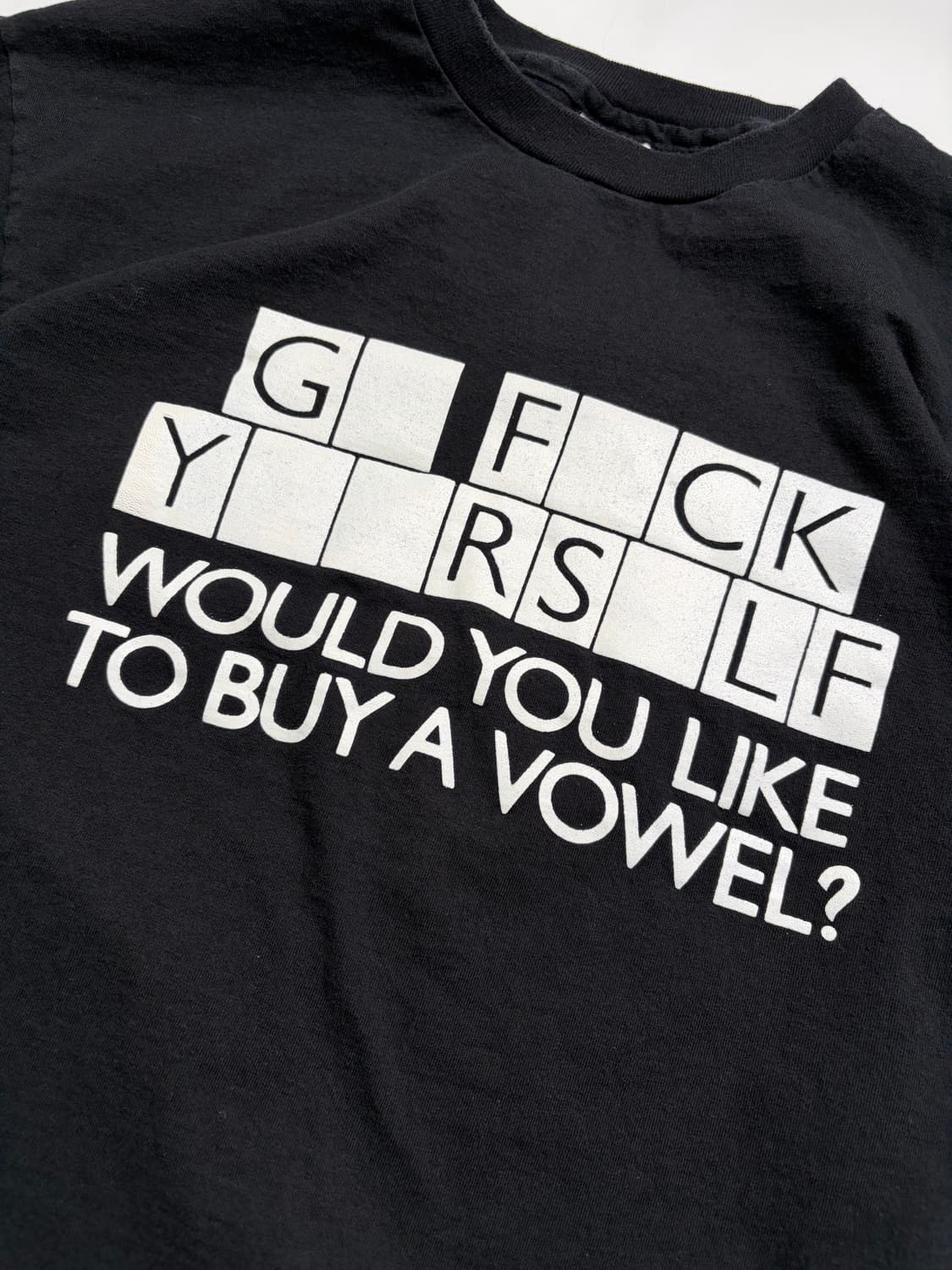90s Go Fuck Yourself Tee (black) 상품이미지5
