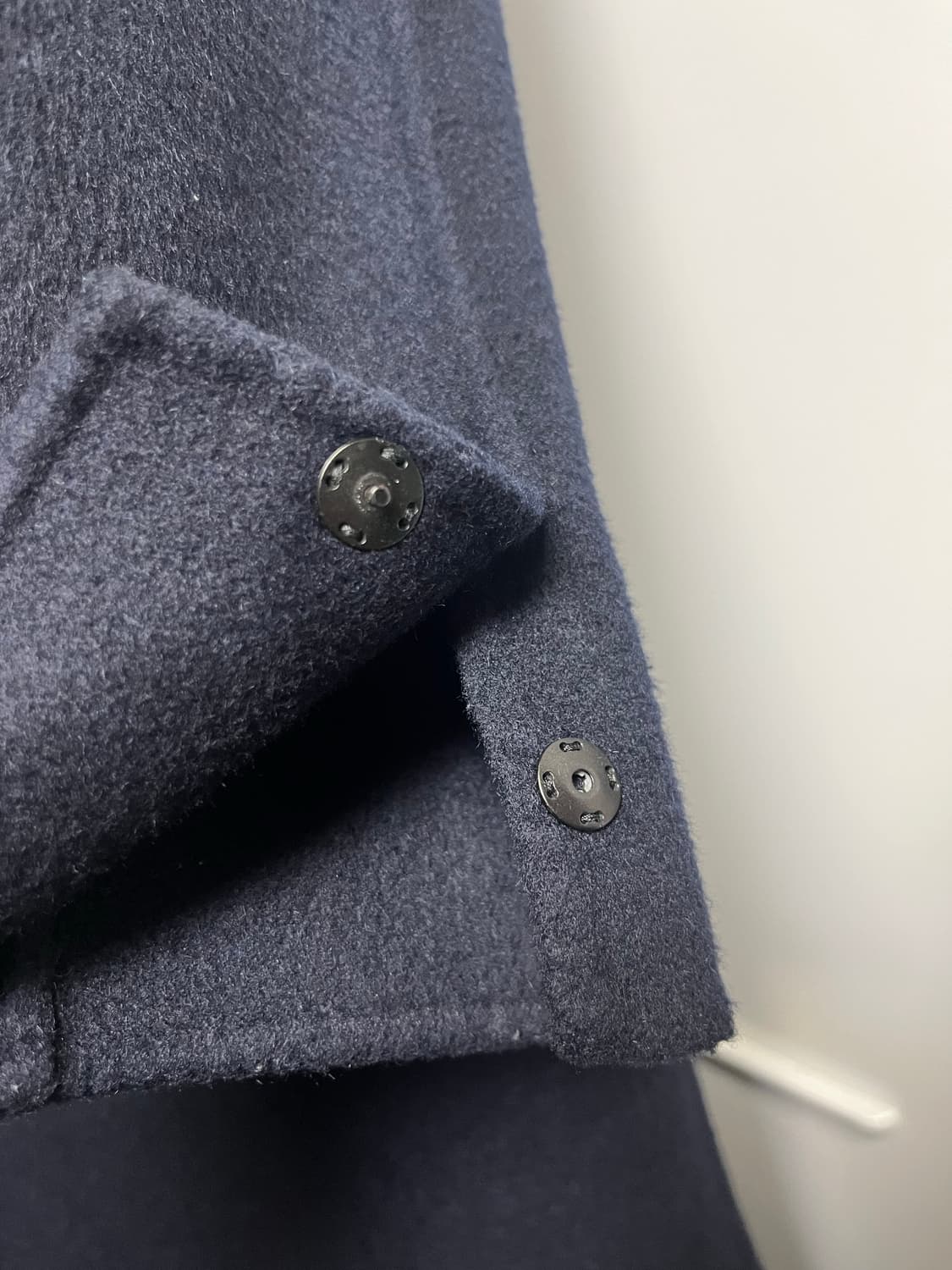 타임옴므 20주년 다크네이비 체스터 벨티드 코트 100사이즈 상품이미지4