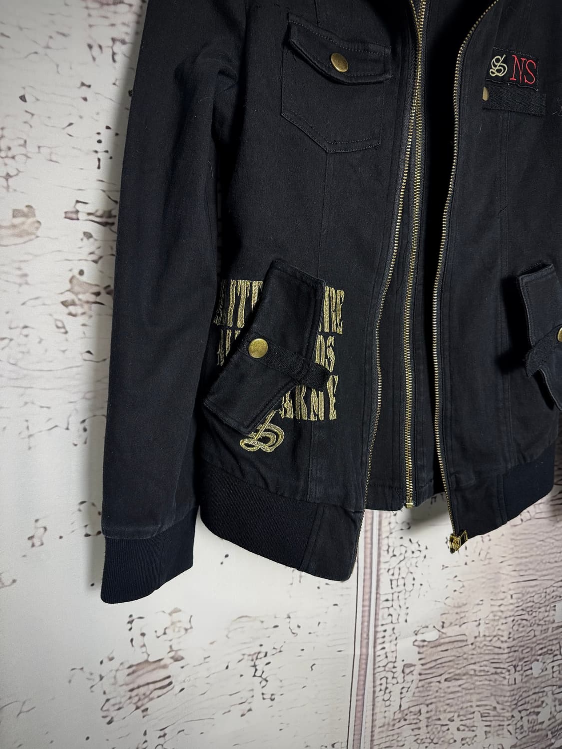 Patch Detail Zip-Up Jacket 상품이미지4