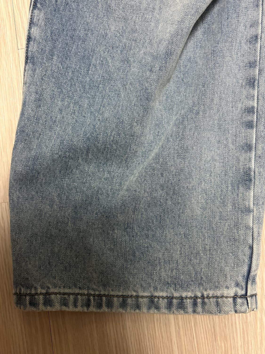 노드 와이드 배기 데님팬츠 1사이즈 상품이미지7