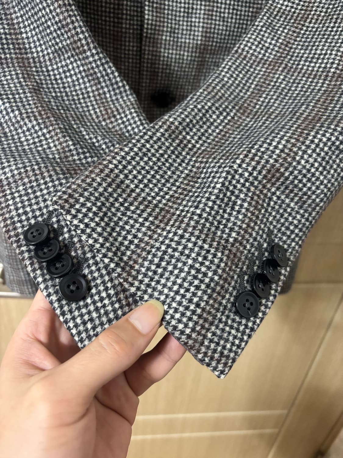 에르메네질도 제냐 체크무늬 남성 블레이저 상품이미지6