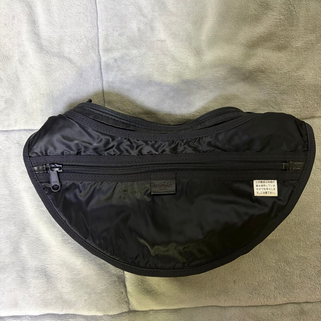 porter 요시다 포터 레더 반달 보스턴백 블랙 상품이미지4