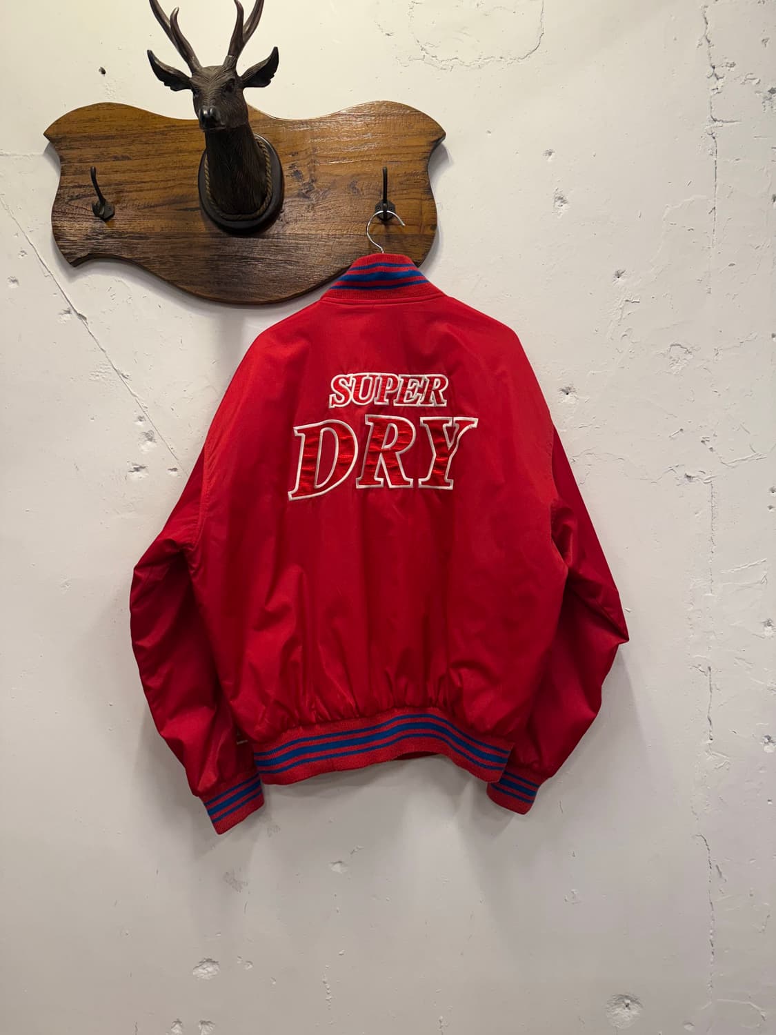 L) SUPER DRY Varsity Nylon Jacket 상품이미지1
