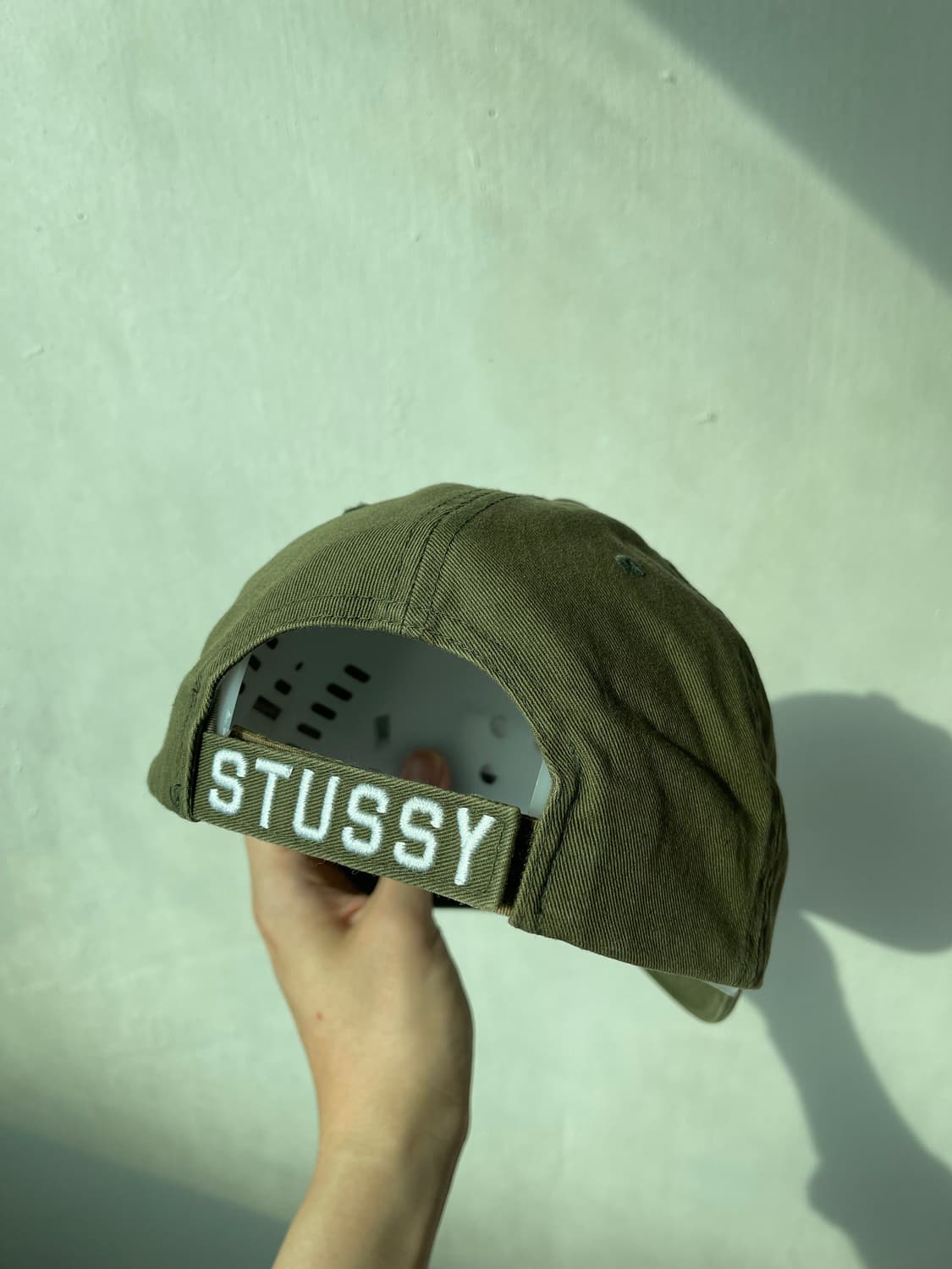 스투시 벨크로 패치스 스트랩 캡 올리브 상품이미지2