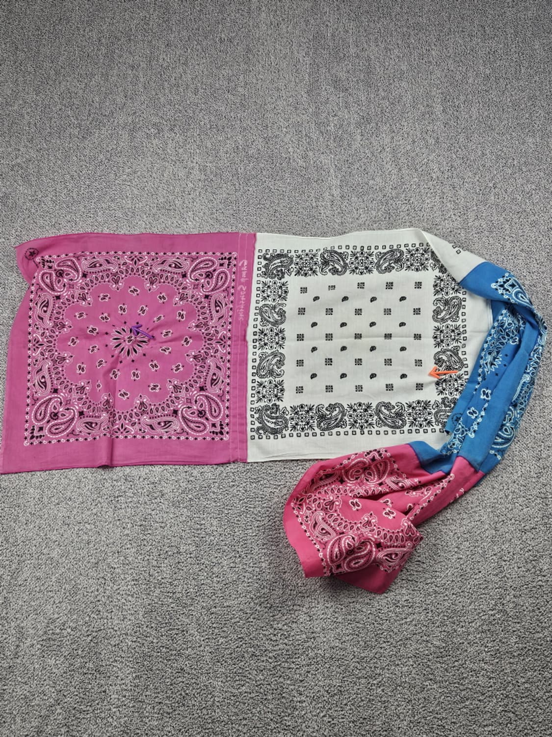 U.S.A 반다나 리워크 커스텀 스카프 머플러 / 10420 상품이미지5