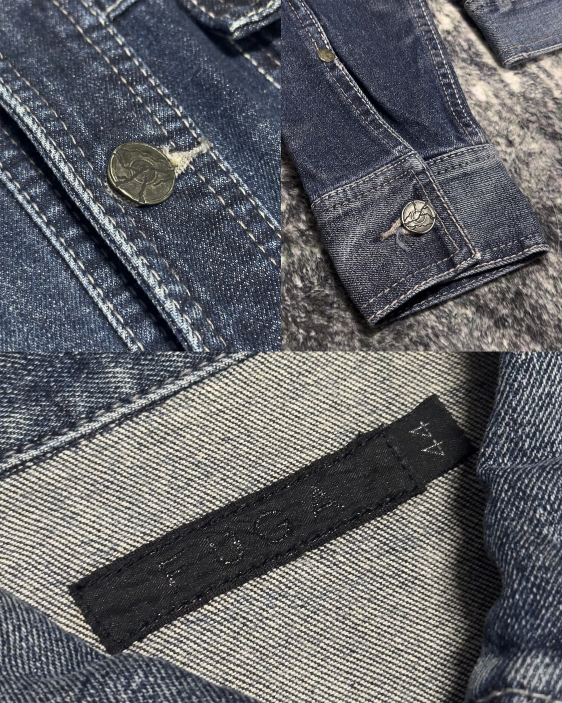 {FUGA} Wrinkle Wash Slim Denim Jacket    상품이미지9