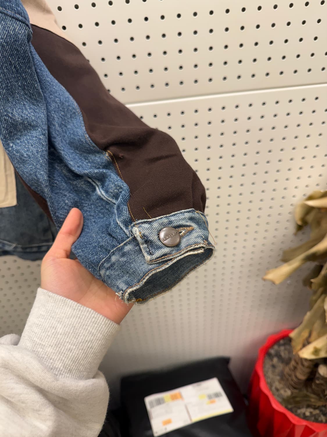 칼하트 패치워크 워크 자켓 U390 상품이미지4