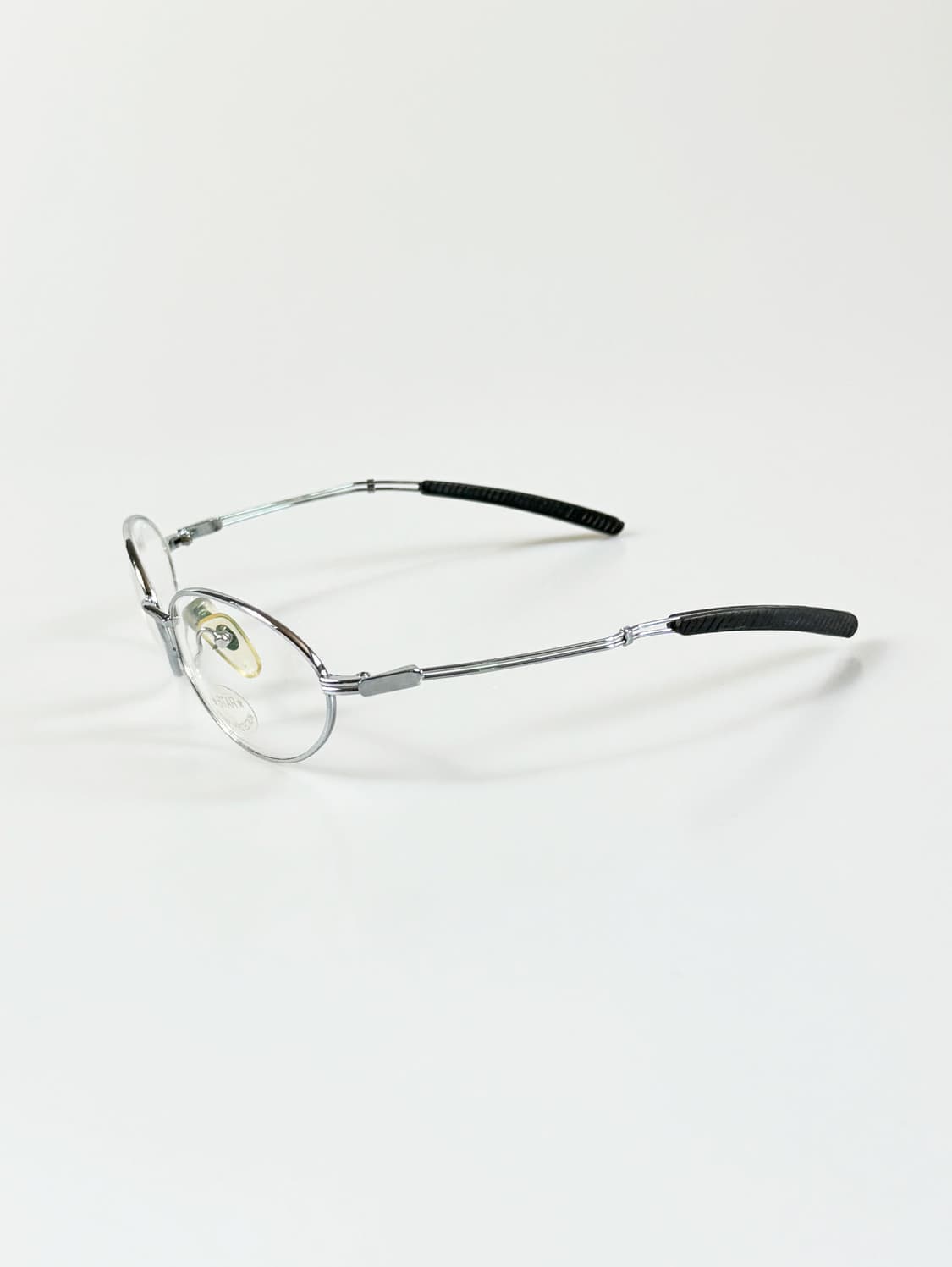 90s STAR 실버 슬림 오벌 프레임 빈티지 안경 상품이미지3