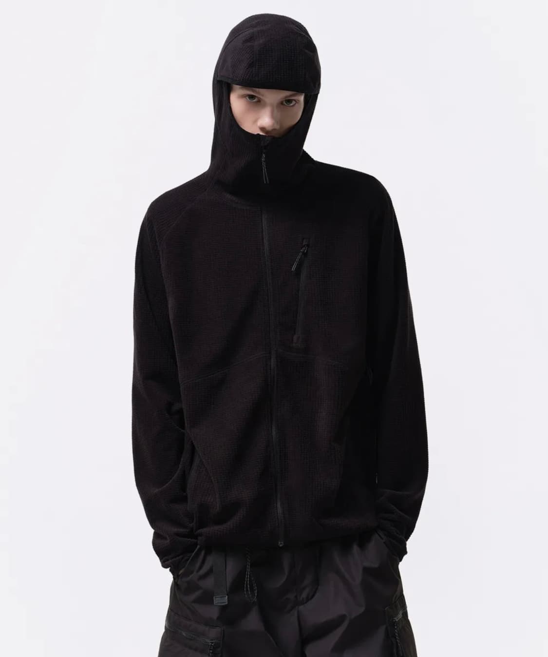 (택포)무신사 바라클라바 집업 상품이미지1