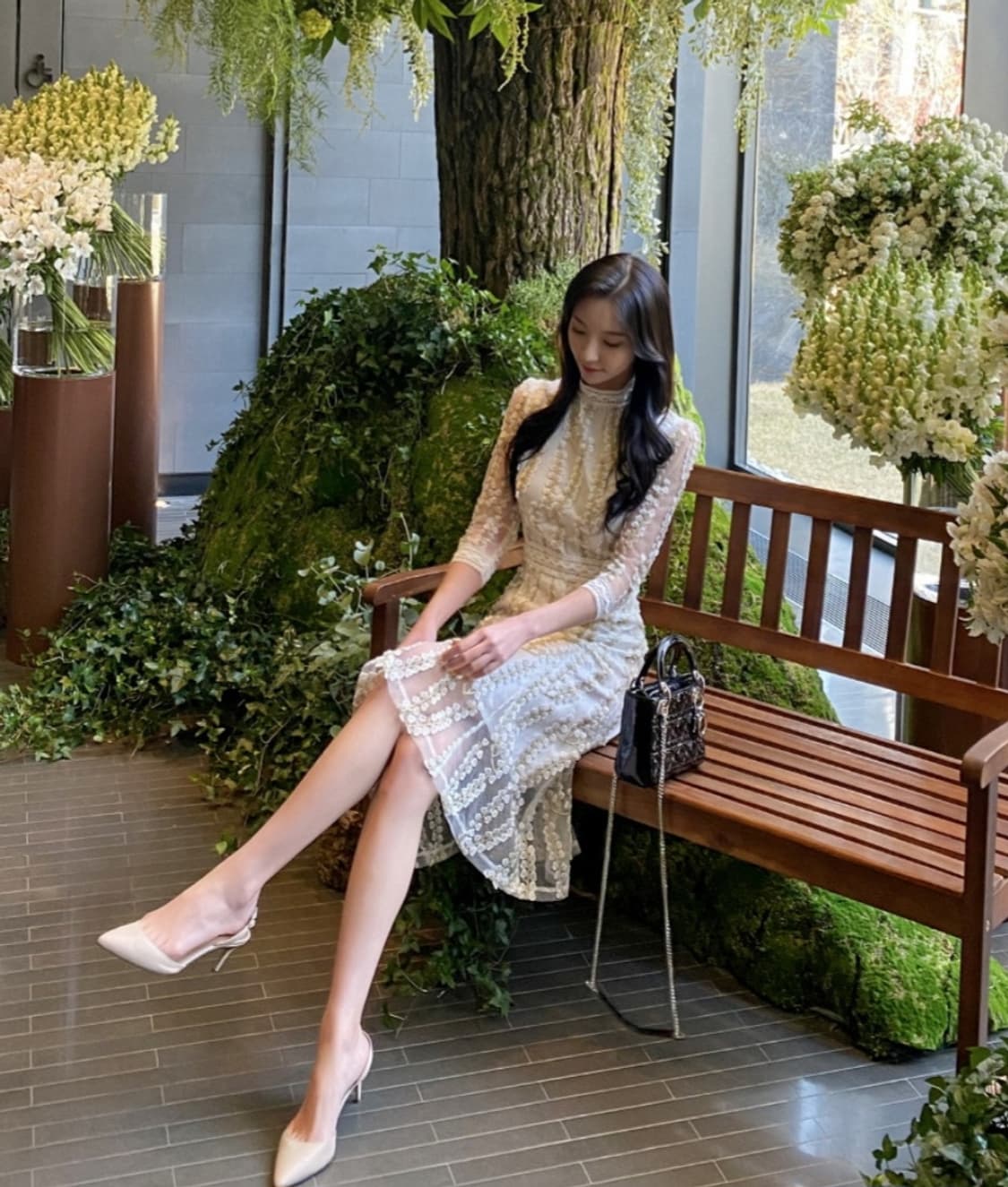 MARANT 레이스 자수 원피스 S사이즈 상품이미지2