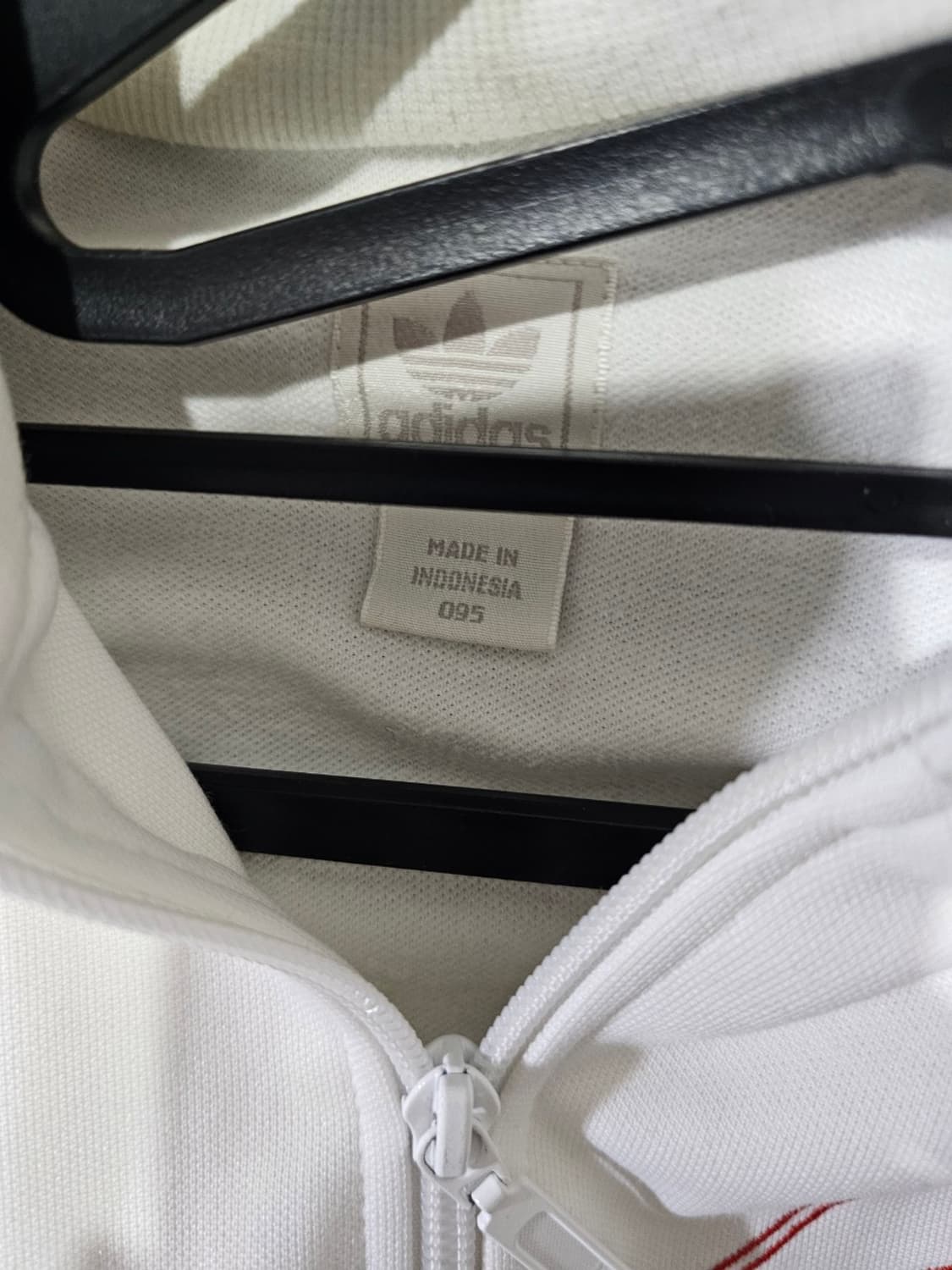 아디다스 영국 톰슨 화이트 트랙탑 저지 져지집업 95/M 상품이미지5