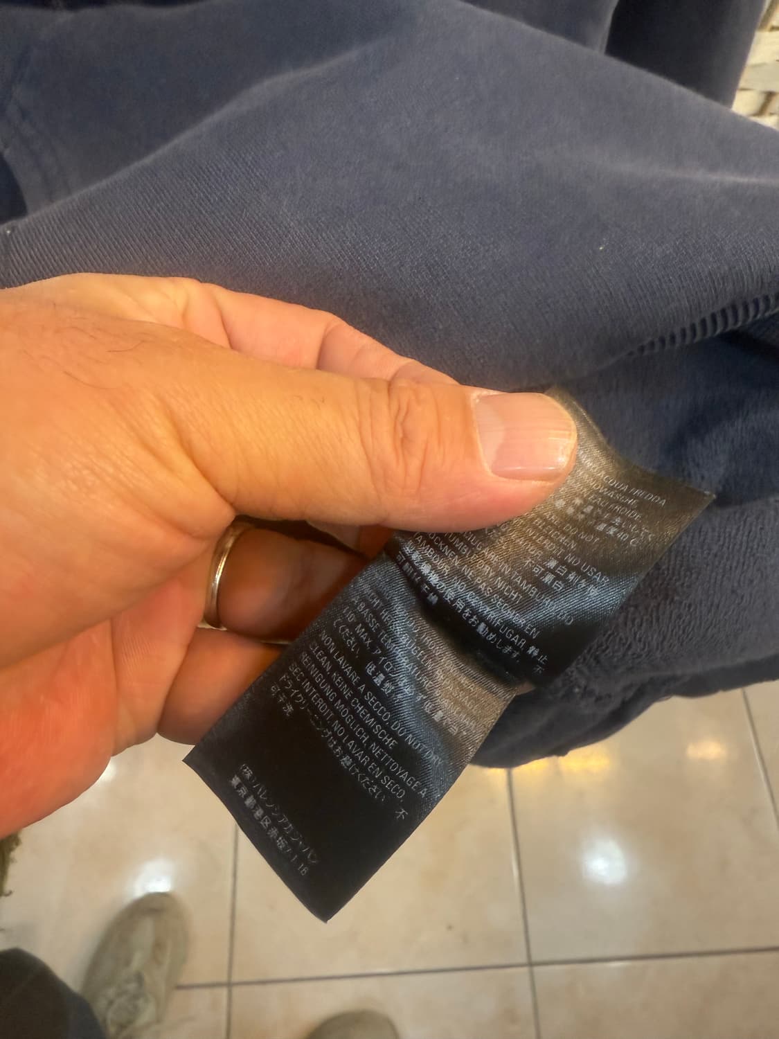 100 정품 발렌시아가 웨이브로고 후드티 팝니다 상품이미지5