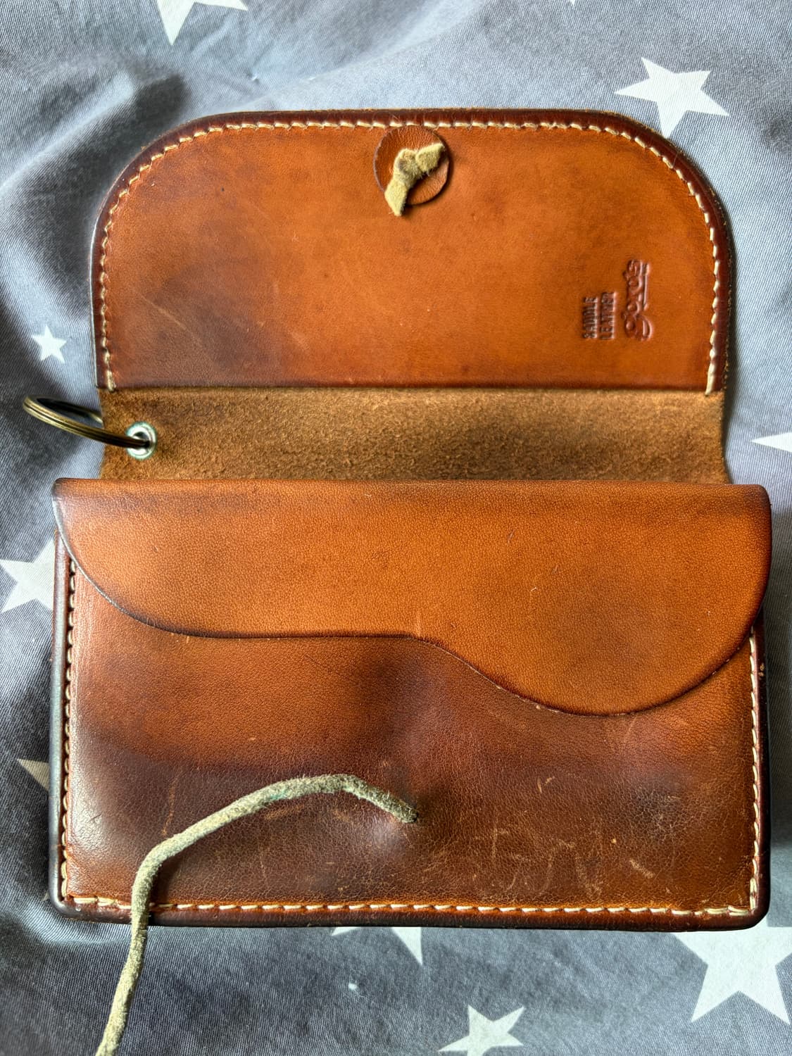 고로스 브라운 새들레더 중지갑 상품이미지3