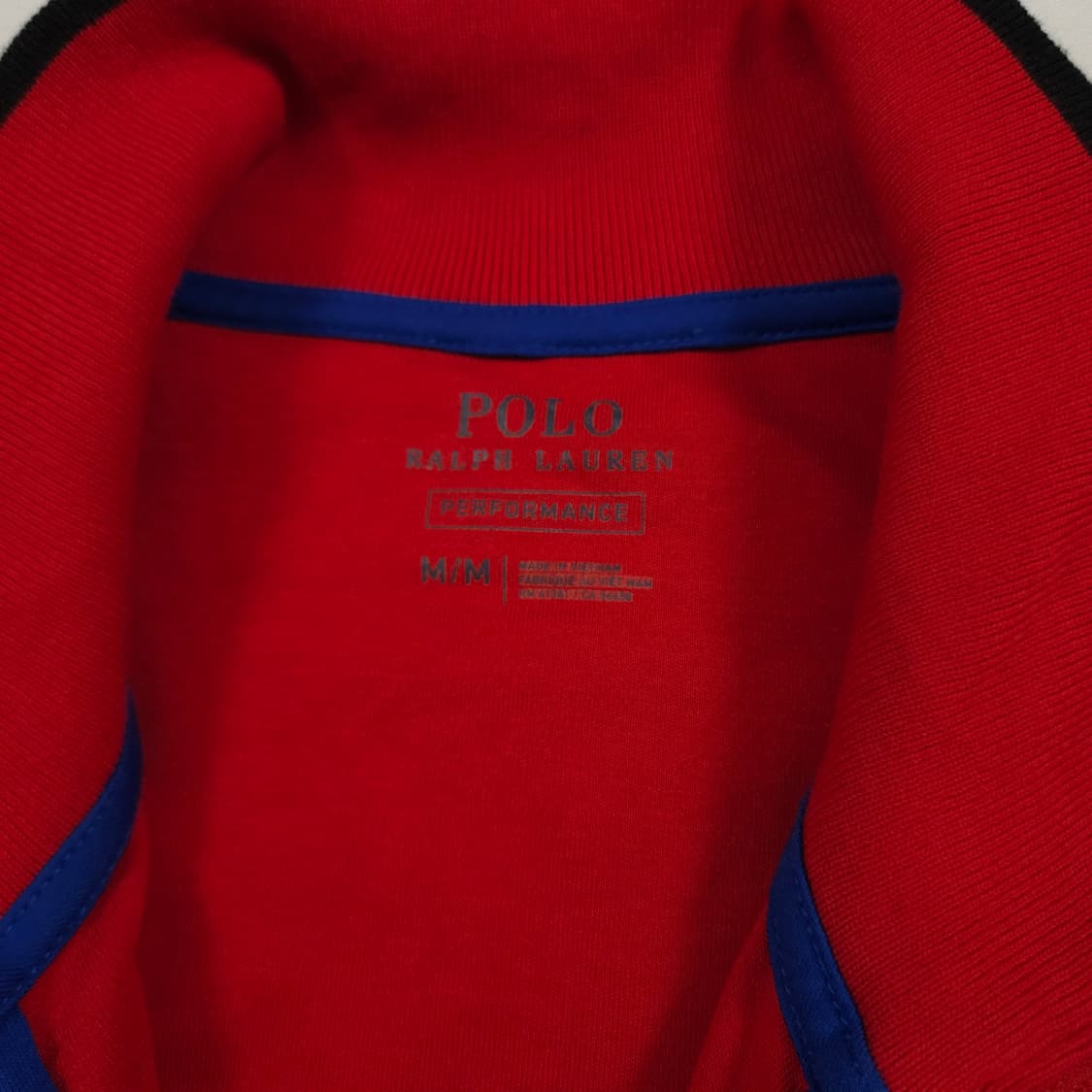 L(100) 폴로 랄프로렌 투톤 트랙탑 져지 레드 상품이미지4