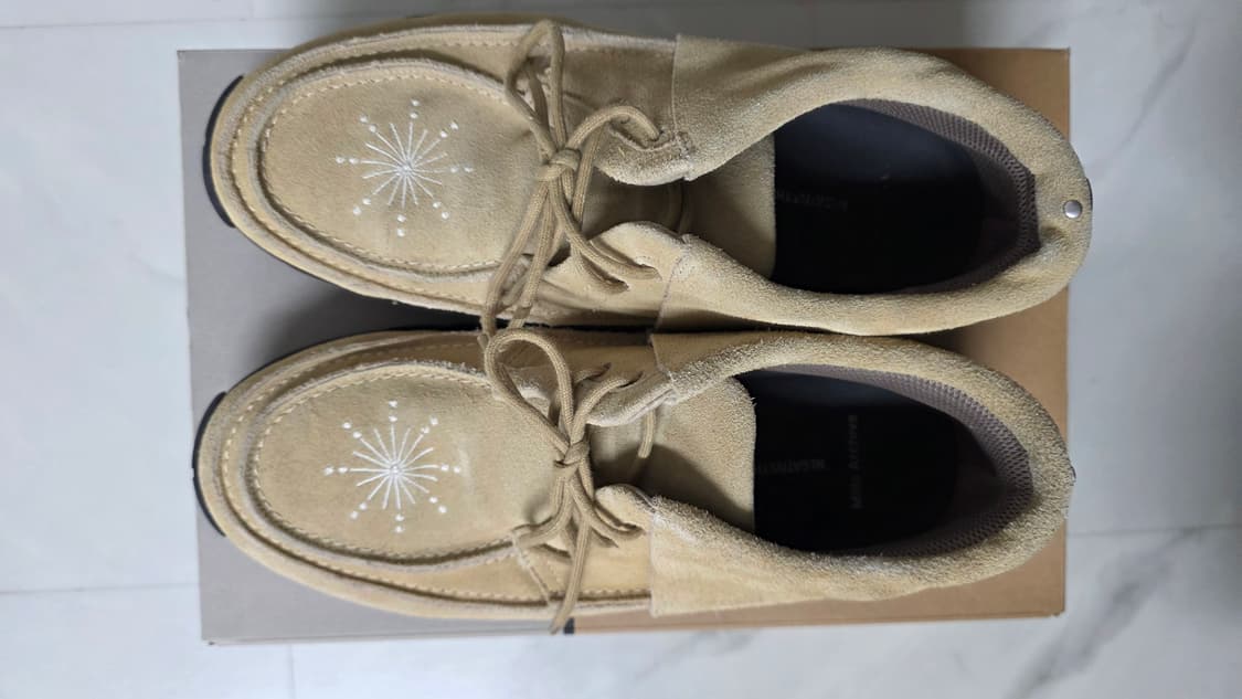 [260] 밀로 아카이브 네거티브 쓰리 크레센도 데저트 부츠 베이지 상품이미지4