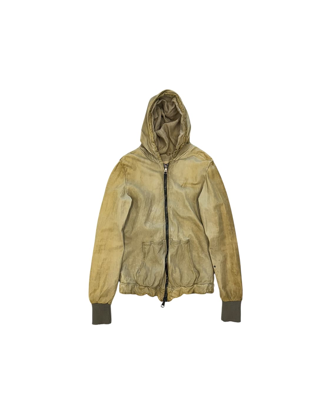 조르지오 브라토 레더 후디드 자켓 상품이미지4